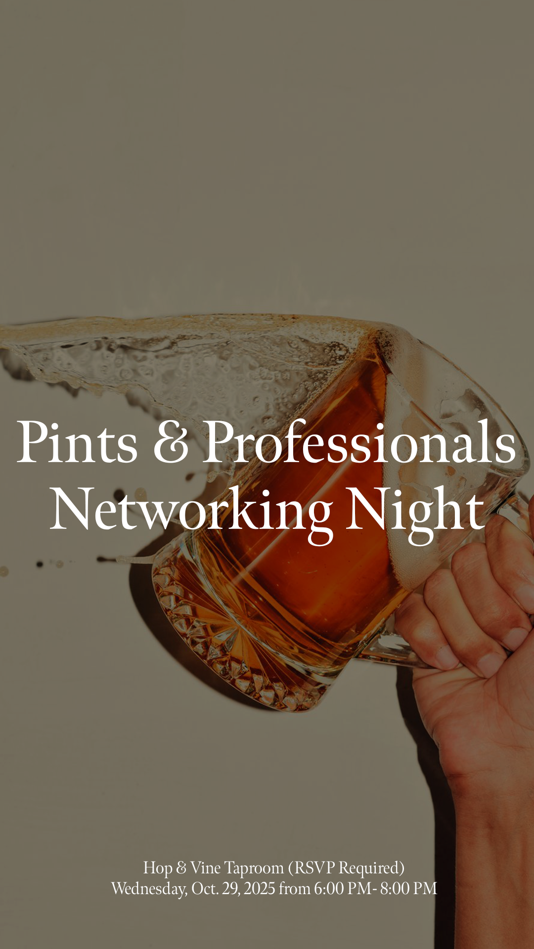Pints & Professionals Night at Hop and Vine Taproom - Image 2